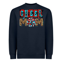 Navy Cheer mom Heavyweight Sweatshirt - Zillion Design Studio
