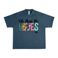 Midnight Navy Oh how he loves us Urban Heavy Tee - Neo Western