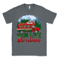 Charcoal Heather van life christmas Classic Tee - BundleAndBundleShop