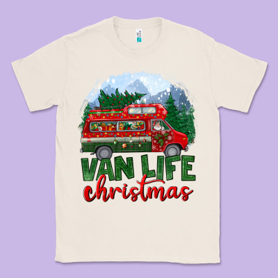 Van Life Christmas Classic Tee Designed By Bundleandbundleshop