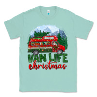 Seafoam van life christmas Classic Tee - BundleAndBundleShop