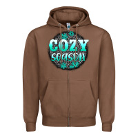 Chestnut cozy season Zipper Hoodie - AdoDesignShop