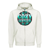 Oatmeal Heather cozy season Zipper Hoodie - AdoDesignShop