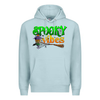 Blue Mist spooky vibes Premium Hoodie - BundleAndBundleShop