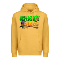 Mustard spooky vibes Premium Hoodie - BundleAndBundleShop
