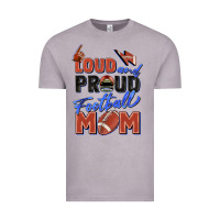 Vintage Zinc loud and proud football mom Vintage Tee - Zillion Design Studio