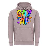 Vintage Zinc gay af Vintage Hoodie - Zillion Design Studio