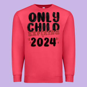 Only Child Expiring 2024 Premium Sweatshirt Designed By Maliassmallbusiness