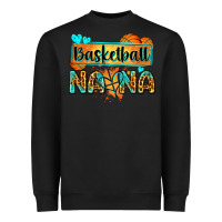 Black basketball nana with leopard Heavyweight Sweatshirt - Zillion Design Studio