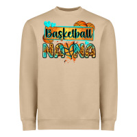Mushroom basketball nana with leopard Heavyweight Sweatshirt - Zillion Design Studio