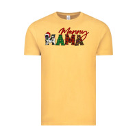 Vintage Mustard merry mama Vintage Tee - BarkalooDesign