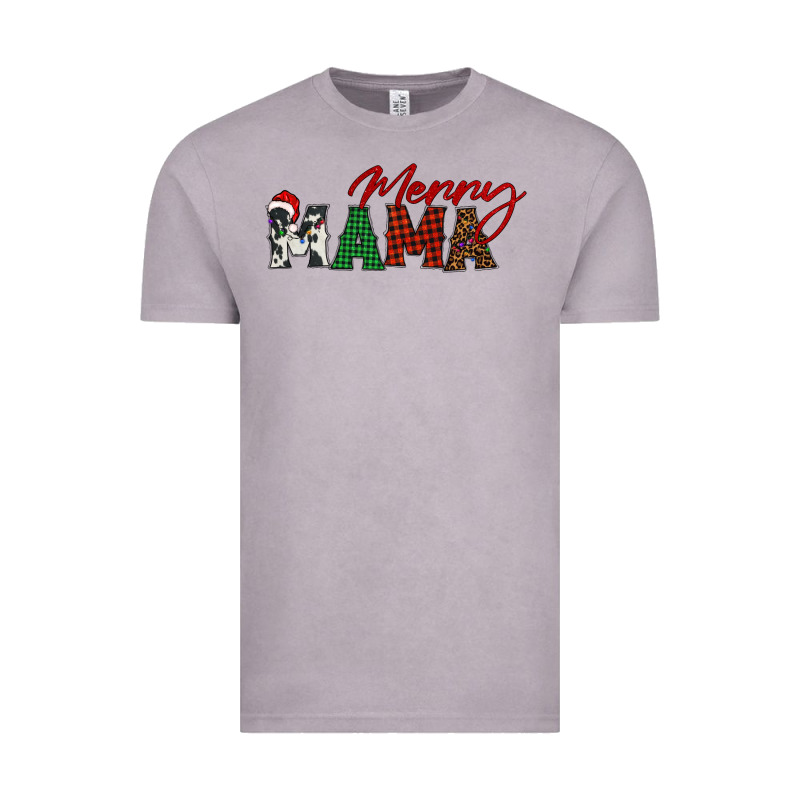 Merry Mama Vintage Tee by BarkalooDesign | Teevron