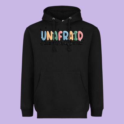 Unafraid Heavyweight Hoodie Designed By Maliassmallbusiness