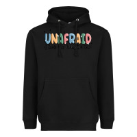 Black unafraid Heavyweight Hoodie - MaliasSmallBusiness