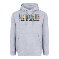 Heather Grey unafraid Heavyweight Hoodie - MaliasSmallBusiness