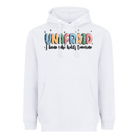 White unafraid Heavyweight Hoodie - MaliasSmallBusiness