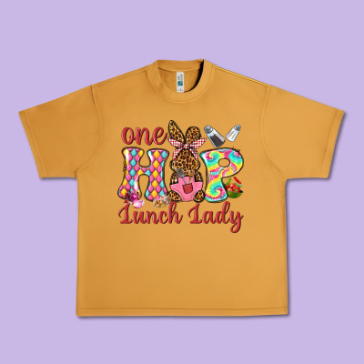 One Hip Lunch Lady Urban Heavy Tee Designed By Neo Western