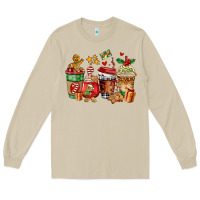 Mushroom christmas cookie coffee cups Long Sleeve Tee - AdoDesignShop