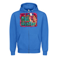 True Royal nail hustler serape leopard background Zipper Hoodie - Artiststas