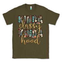 Army Green kinda classy kinda hood Classic Tee - JahusDesignShop