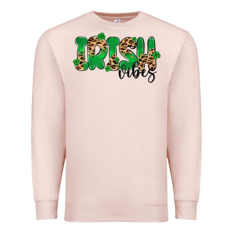 ırısh Vibes Premium Sweatshirt by MaliasSmallBusiness | Teevron