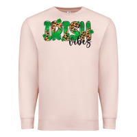 Pale Pink ırısh vibes Premium Sweatshirt - MaliasSmallBusiness