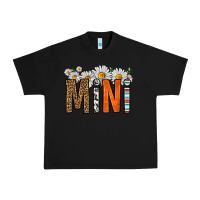 Black western daisies mini Urban Heavy Tee - HRA Design Shop