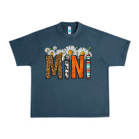 Midnight Navy western daisies mini Urban Heavy Tee - HRA Design Shop