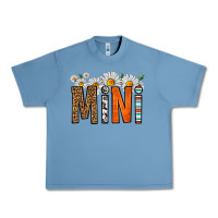 Pebble Blue western daisies mini Urban Heavy Tee - HRA Design Shop