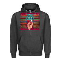 Charcoal Heather nail boss Zipper Hoodie - Artiststas