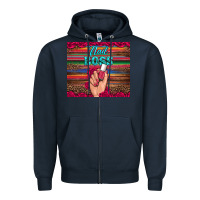 Navy nail boss Zipper Hoodie - Artiststas