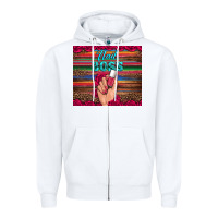 White nail boss Zipper Hoodie - Artiststas