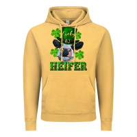 Vintage Mustard lucky heifer Vintage Hoodie - RanaPortraitStore