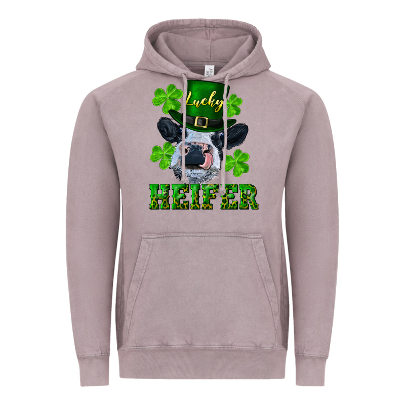 Lucky Heifer Vintage Hoodie by RanaPortraitStore | Teevron