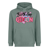 Sage birthday queen Heavyweight Hoodie - MaliasSmallBusiness