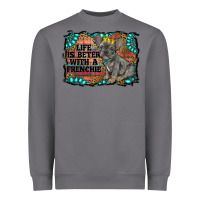 Storm life is better with a frenchie Heavyweight Sweatshirt - RanaPortraitStore