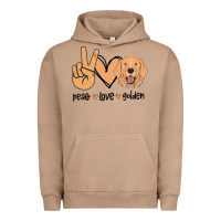 Pigment Burro Peace Love Golden Urban Hoodie - Bettercallsaul
