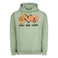 Pigment Oil Green Peace Love Golden Urban Hoodie - Bettercallsaul