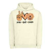 Pigment Pistachio Peace Love Golden Urban Hoodie - Bettercallsaul