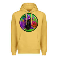 Antique Gold halloween round earrings Premium Hoodie - BundleAndBundleShop
