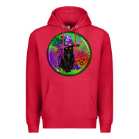 Cardinal halloween round earrings Premium Hoodie - BundleAndBundleShop