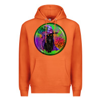 Carrot halloween round earrings Premium Hoodie - BundleAndBundleShop