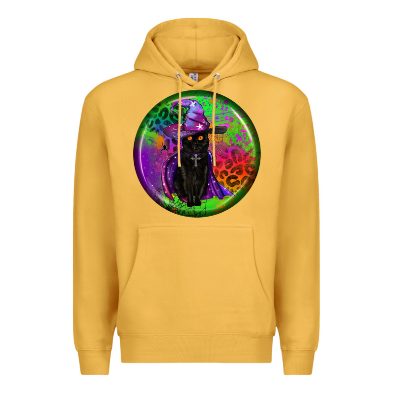 Halloween Round Earrings Premium Hoodie by BundleAndBundleShop | Teevron