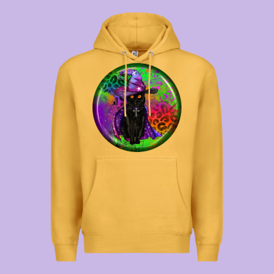 Halloween Round Earrings Premium Hoodie Designed By Bundleandbundleshop