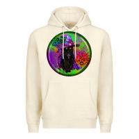 Sandshell halloween round earrings Premium Hoodie - BundleAndBundleShop
