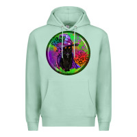 Seafoam halloween round earrings Premium Hoodie - BundleAndBundleShop