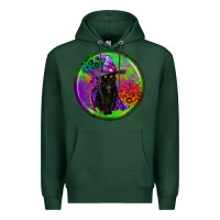 Sports Green halloween round earrings Premium Hoodie - BundleAndBundleShop