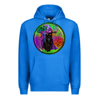True Royal halloween round earrings Premium Hoodie - BundleAndBundleShop