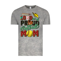 Cloud Rock loud and proud softball mom Vintage Tee - Zillion Design Studio