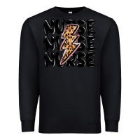 Black nurse lightning bolt Premium Sweatshirt - MaliasSmallBusiness